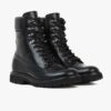 Botines cordones casual hombre negro